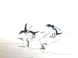 Reg suddenly realised that Hans had forgotten his water wings